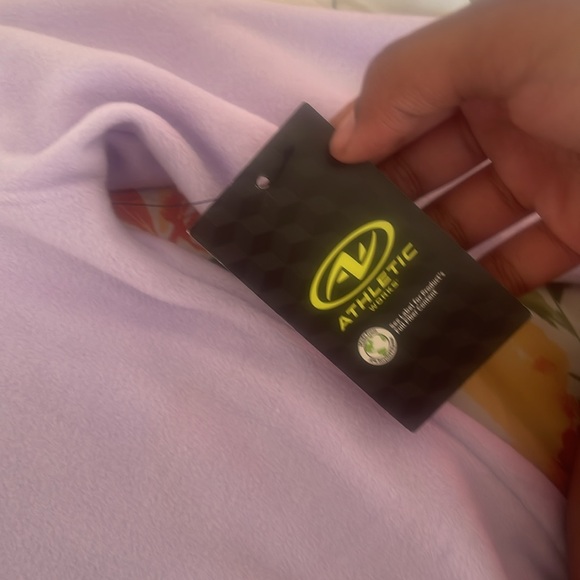 ATHLETIC WORKS FLEECE PURPLE JACKET - Picture 6 of 6